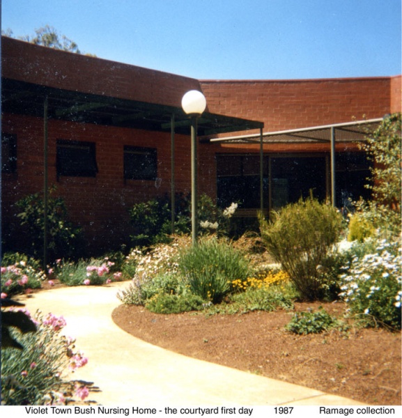 the garden club working at the bush nursing centre