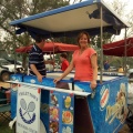 Choir of Hard Knocks Concert - Don Piper & Jo Beavis selling ice creams for VT Tennis Club