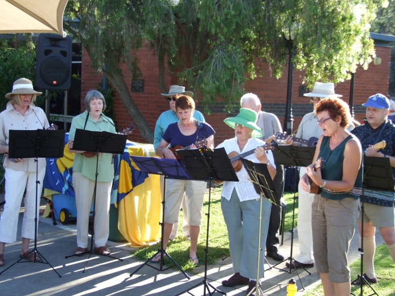 Australia Day 2011 Violet Town Ukelele Group Violet Town Photograph