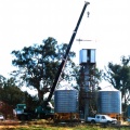 Wheat handling at Railway Station