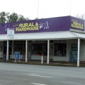 Hardware store, corner Cowslip and Hyacinth Street