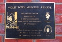 Plaque at Violet Town Swimming Pool