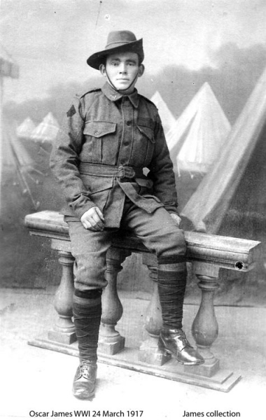 Oscar James WW1