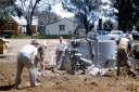 Pool building team