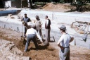 Pool building team