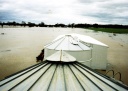 View from top of silos during flood Caniambo 