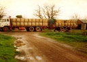 Semi Trailer load of wool, Koonda. 1960s