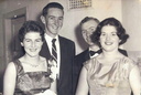 May 27 1960 Lorraine Brown, Keith Adams, Brian Davis, and Gwen Bradshaw - VT Fire Brigade ball